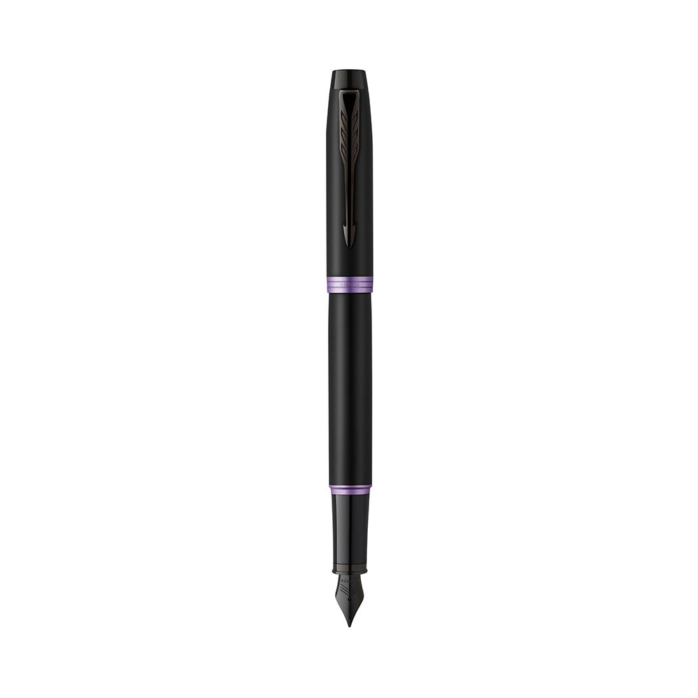 Parker Im Vibrant Rings Fountain Pen (sort)