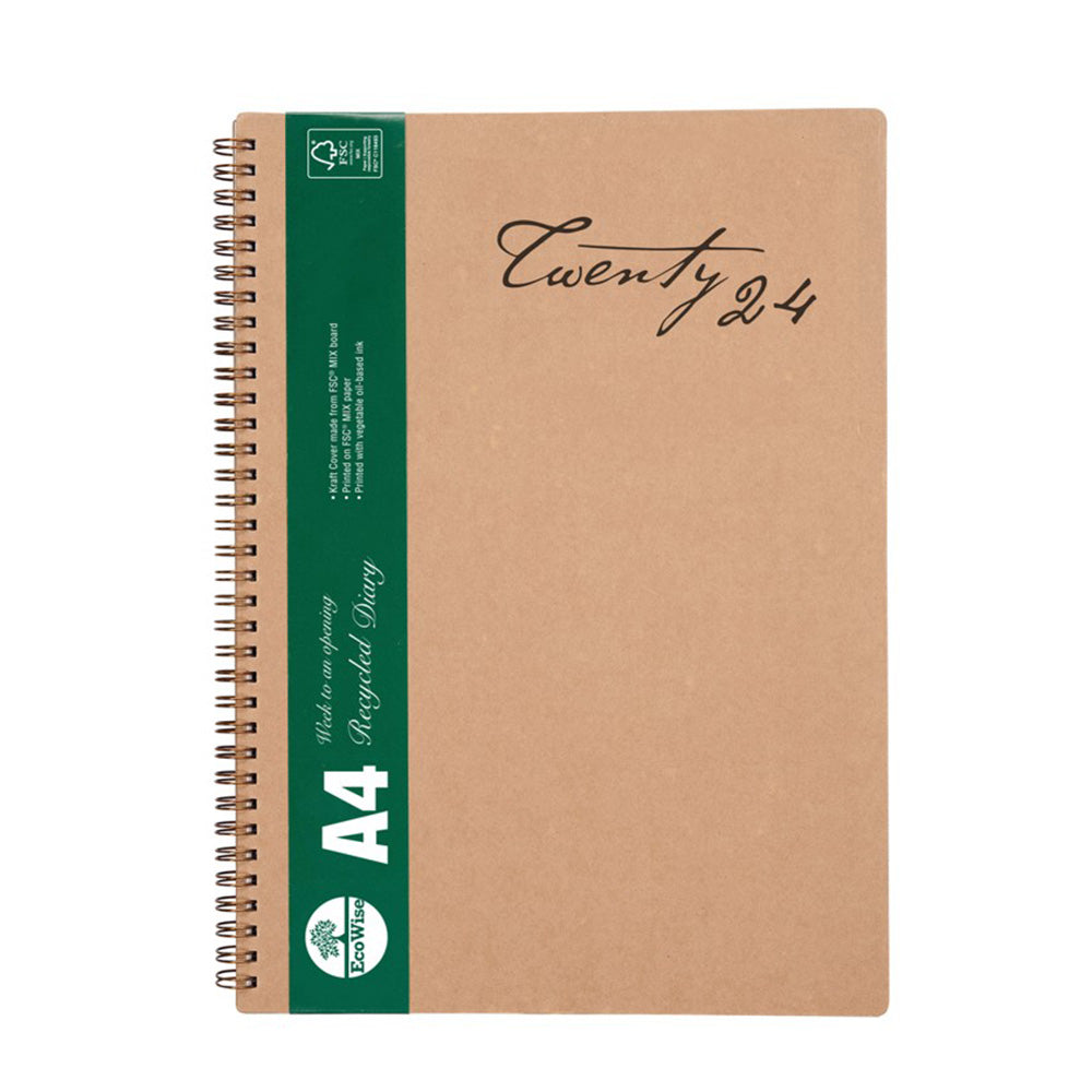 Journal de Cumberland Ecowise Kraft A4 2024