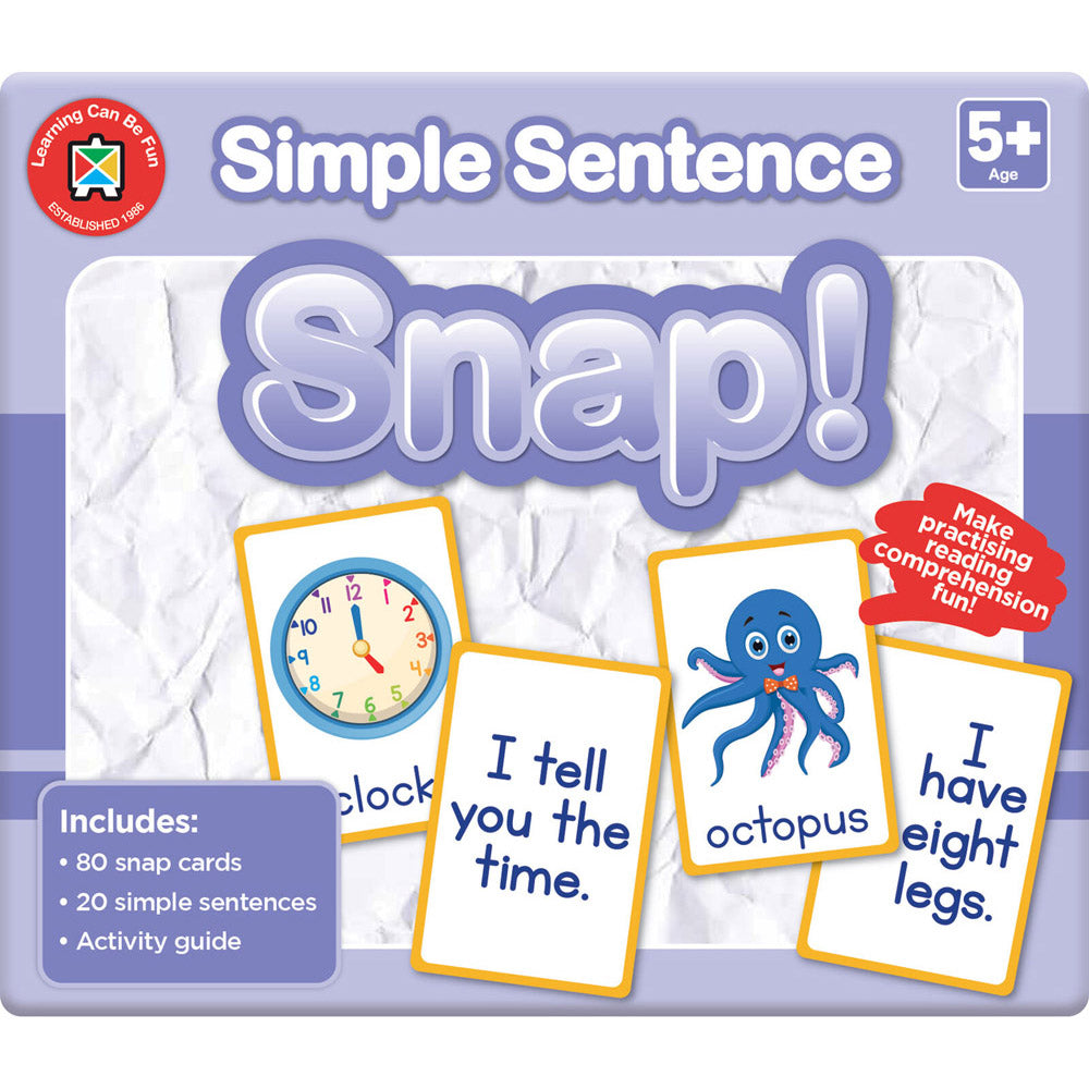 Learning Can Be Fun Simple Sentence Snap