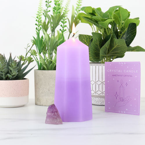 Positive Energy Crystal Candle