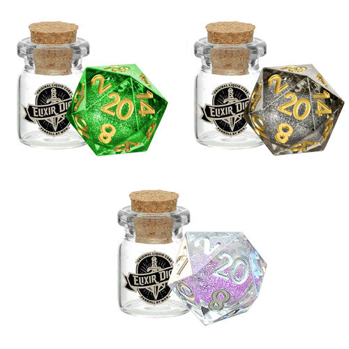 MDG Individual Liquid Core d20 Dice