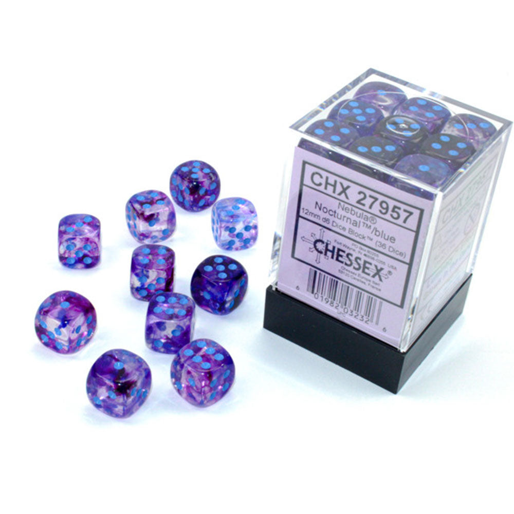 Mgławica Chessex 12mm D6 Luminary Block