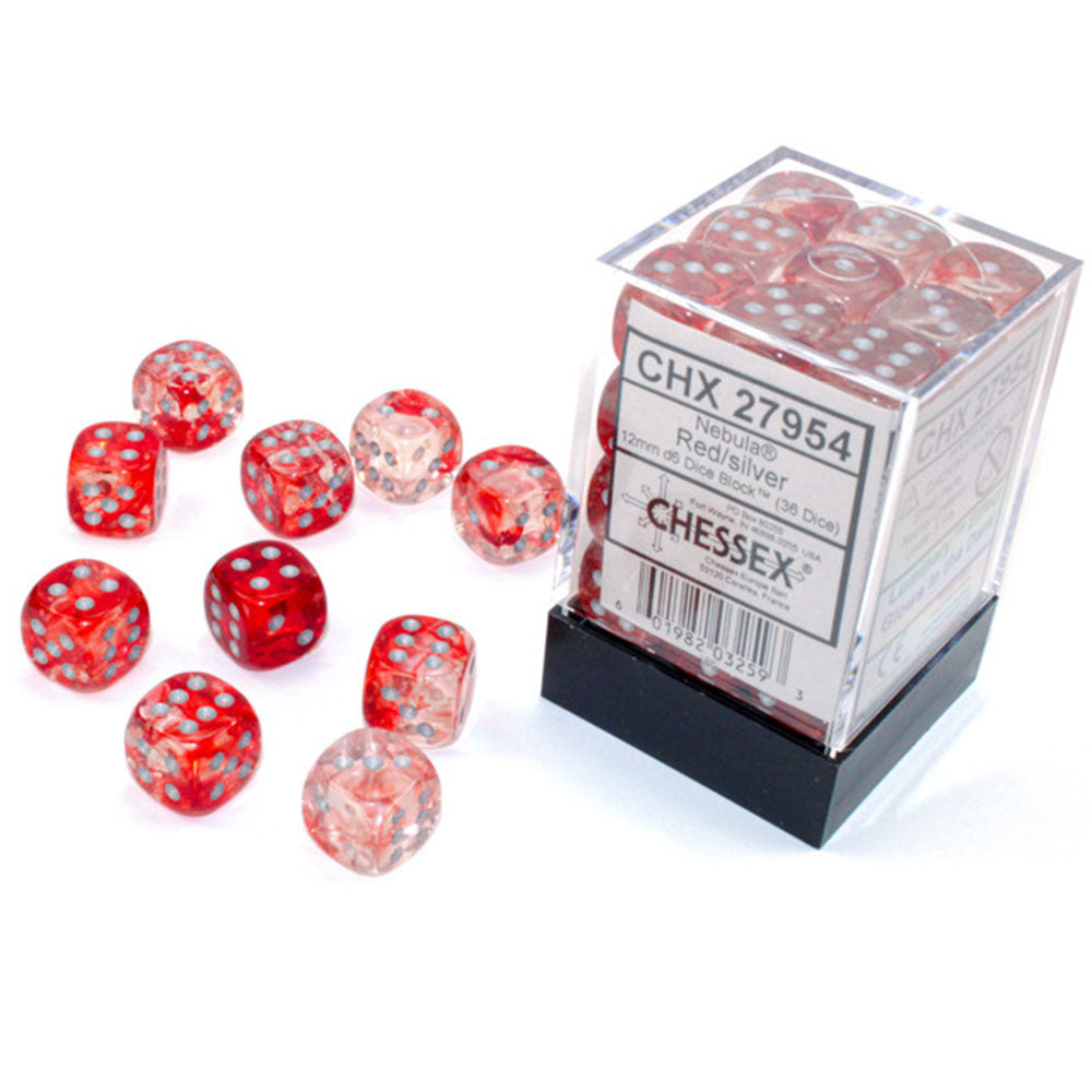 Nebula Chessex 12mm D6 Luminary terningblokk