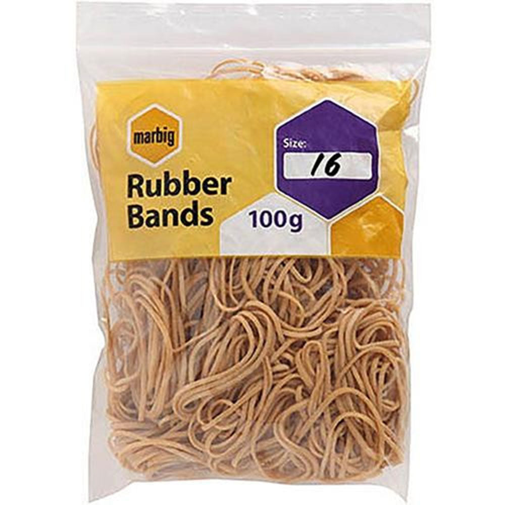 Marbig gummiband väska 100g