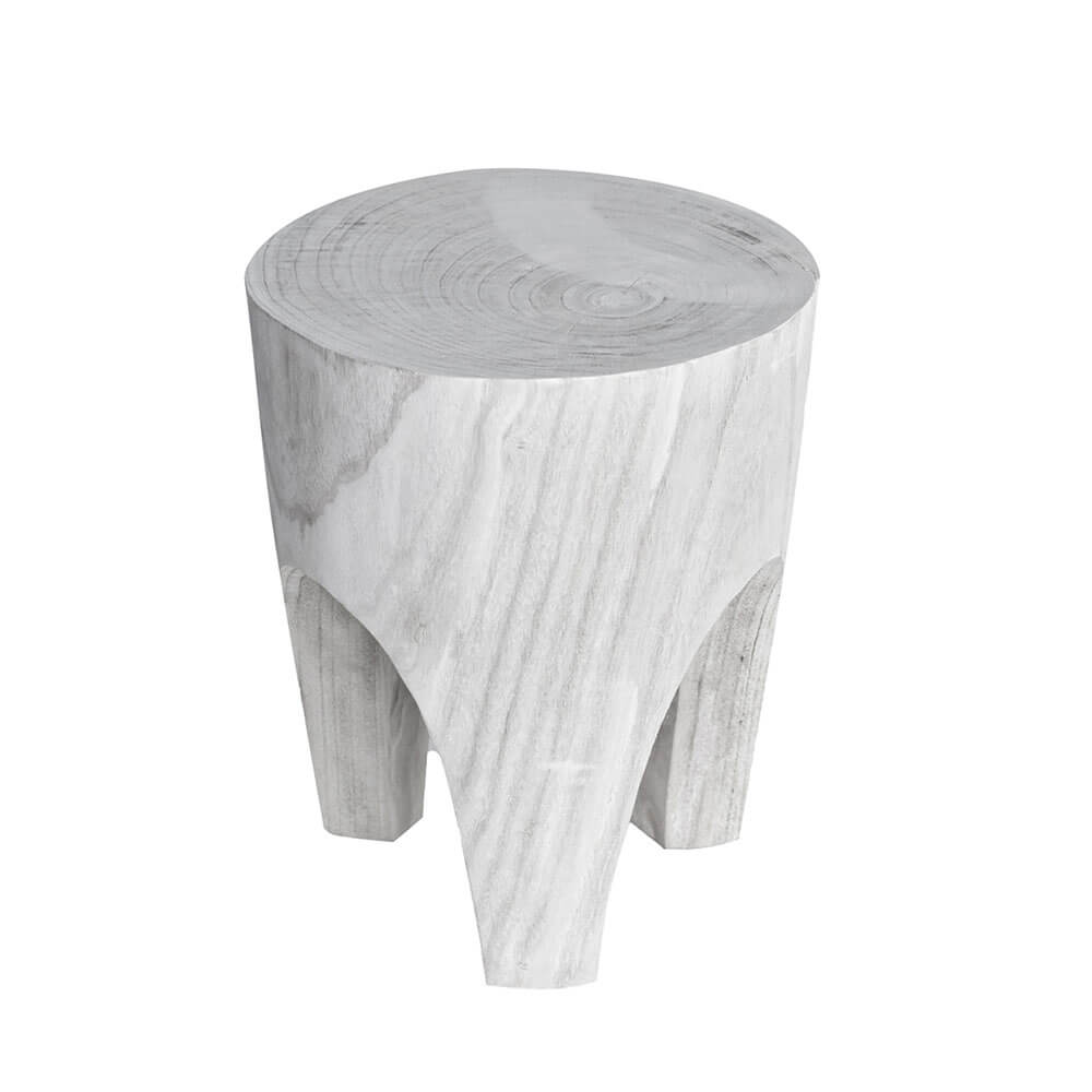 Arabella Paulownia Wooden Stool (40x32x32cm)