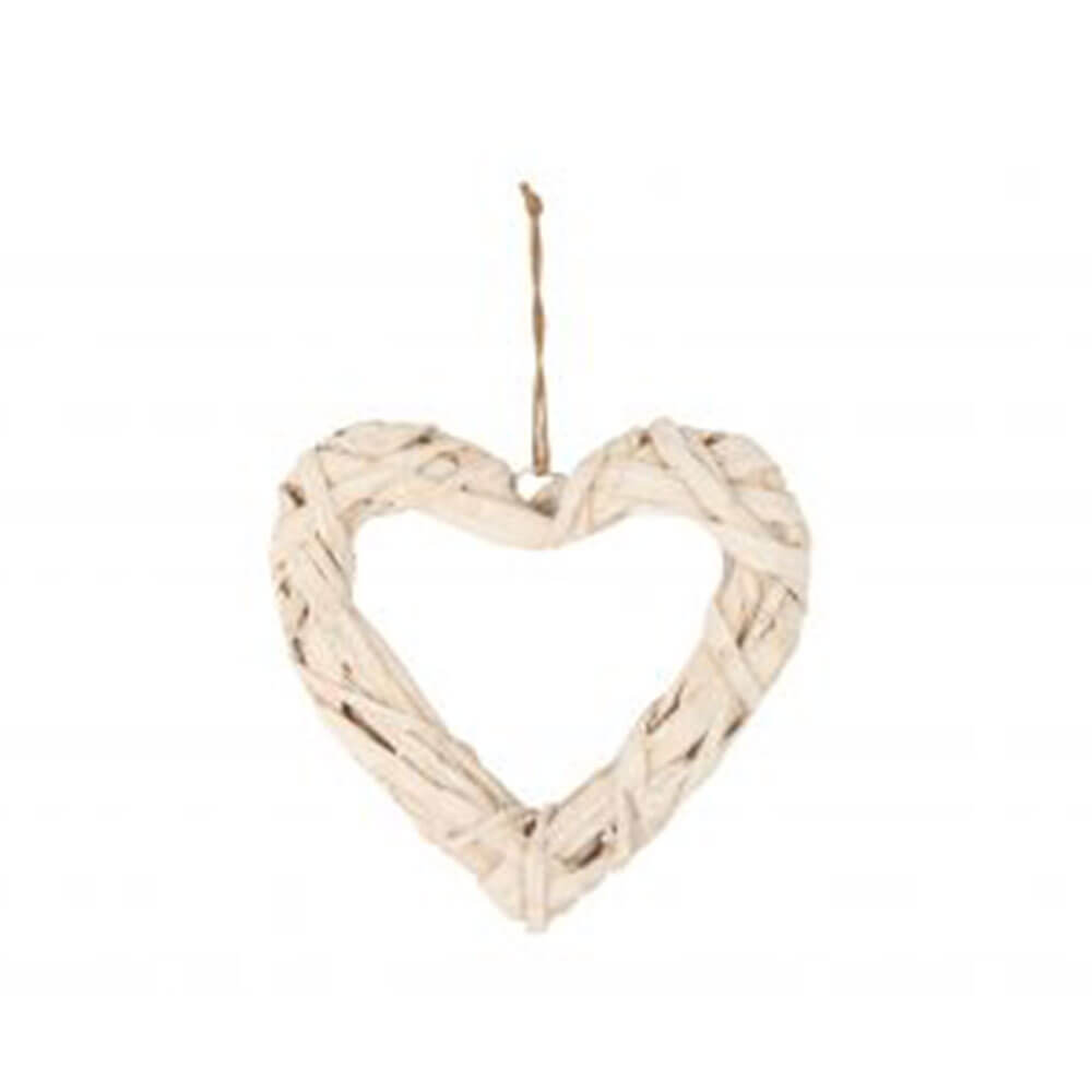 Duke Wrapped Rattan Heart Wall Decoration