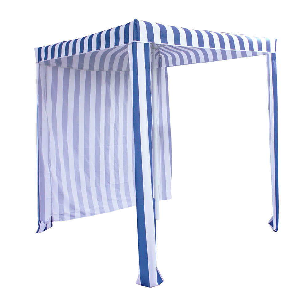 Hamptons Beach Cabana med bakvegg (180x180cm)