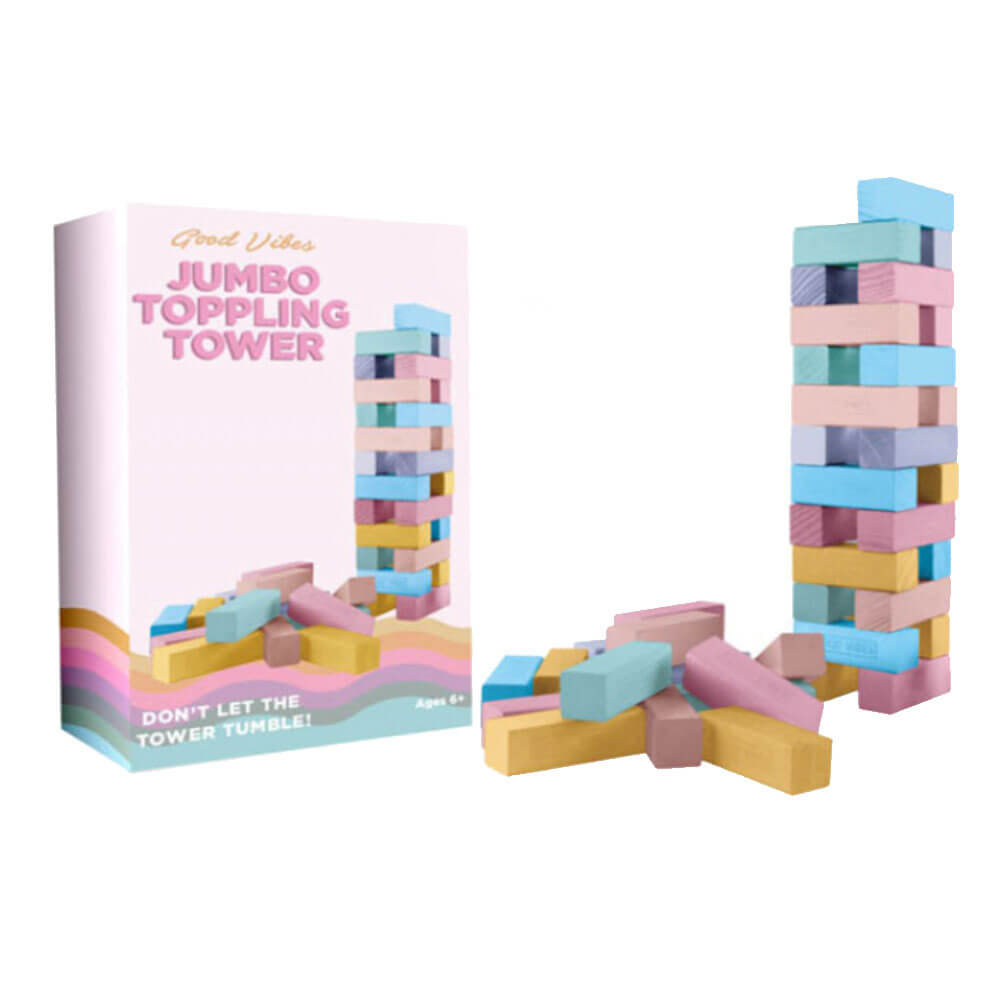 Jumbo Toppling Tower 54pcs (79x12cm)