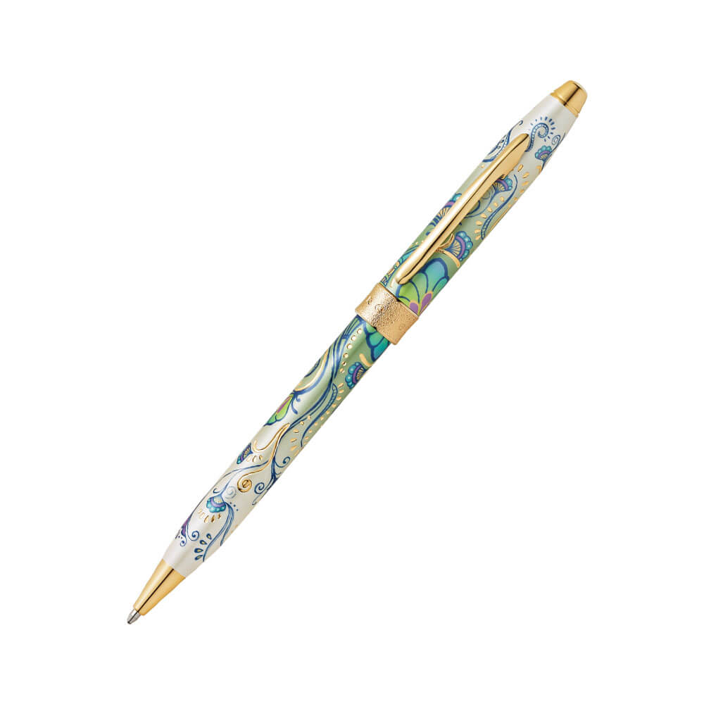 Botanica Green Daylily 23Ct Gold Pen