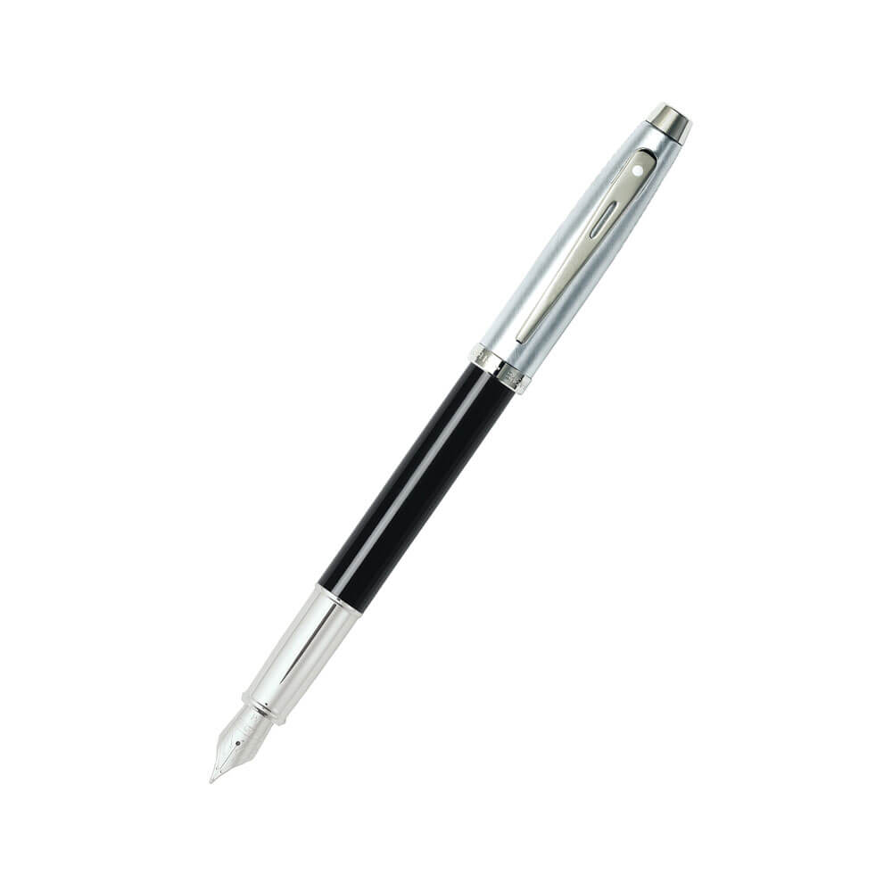 100 zwarte lak/chrome pen