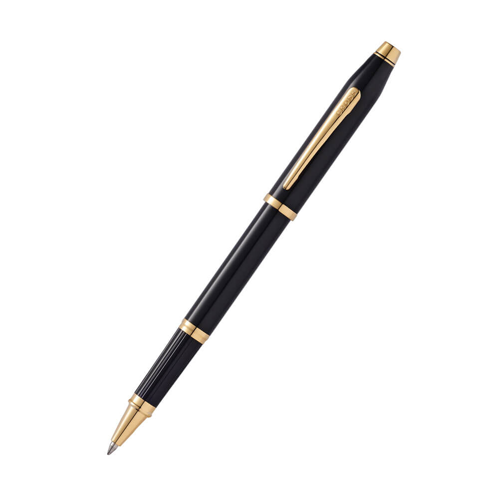 Century II Black Lacquer 23ct Pen