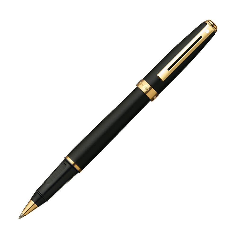 Prelude Black Matte/22CT Gold Plated Pen