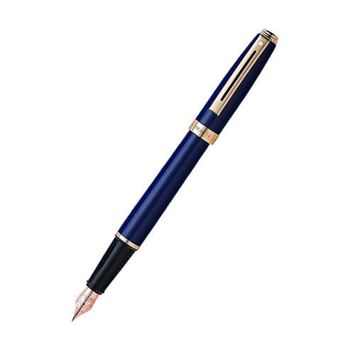 Prelude Cobalt Blue Lacquer/Rose Gold Pen