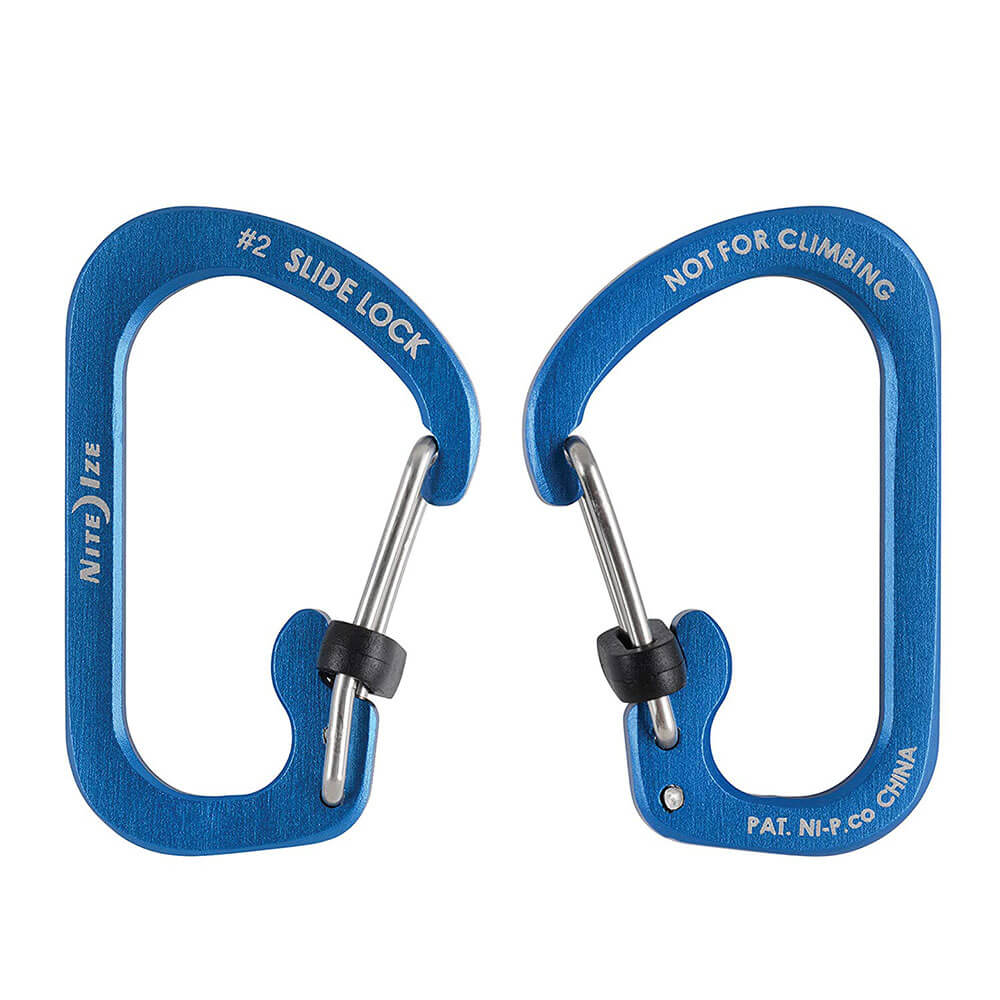 Slidelock karabiner aluminium