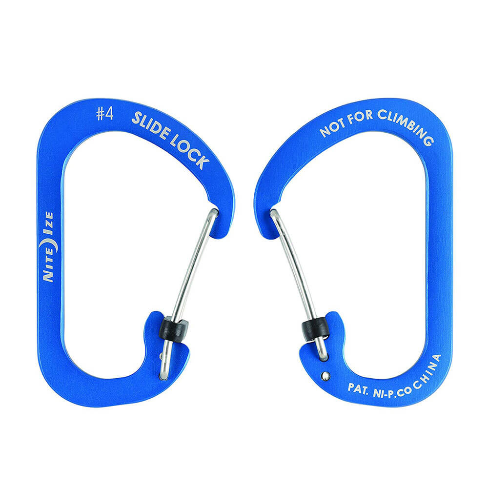 Slidelock karabiner aluminium