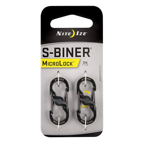 S-Biner MicroLock Stainless Steel (2 Pack)