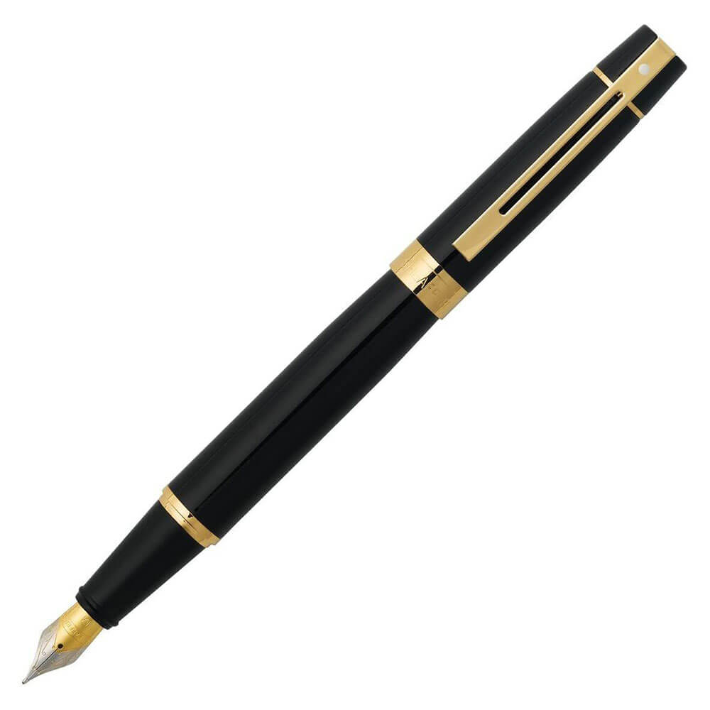  Sheaffer 300 Fine Füllfederhalter (Glanzschwarz)