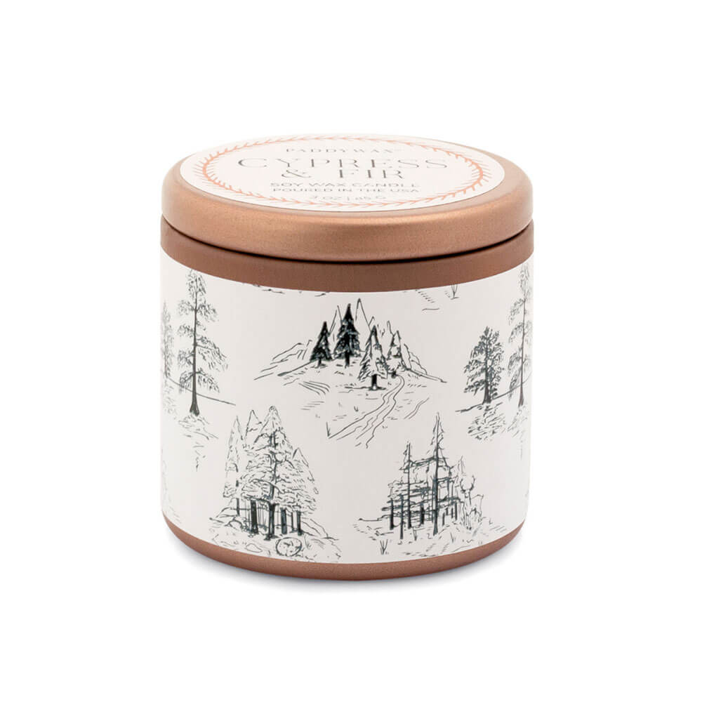 Cypress & Fir Copper Candle 3 unz