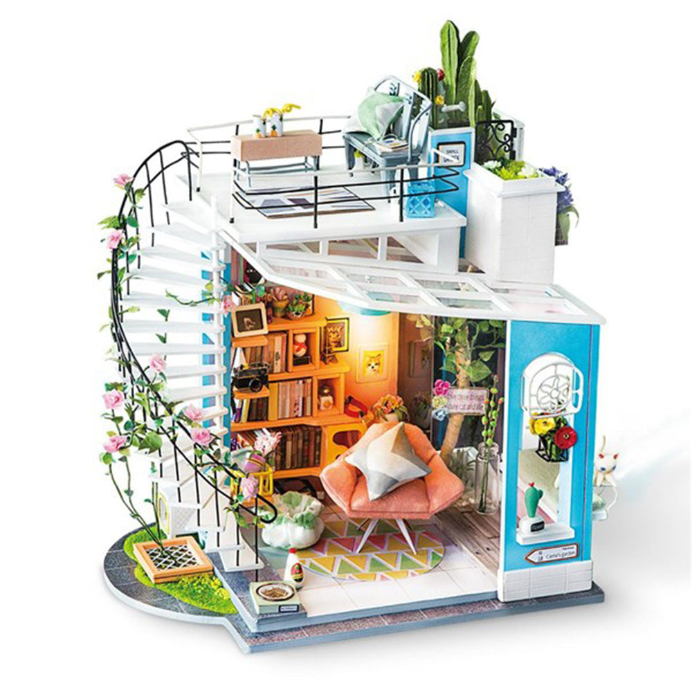 Loft in miniatura fai -da -te robotime