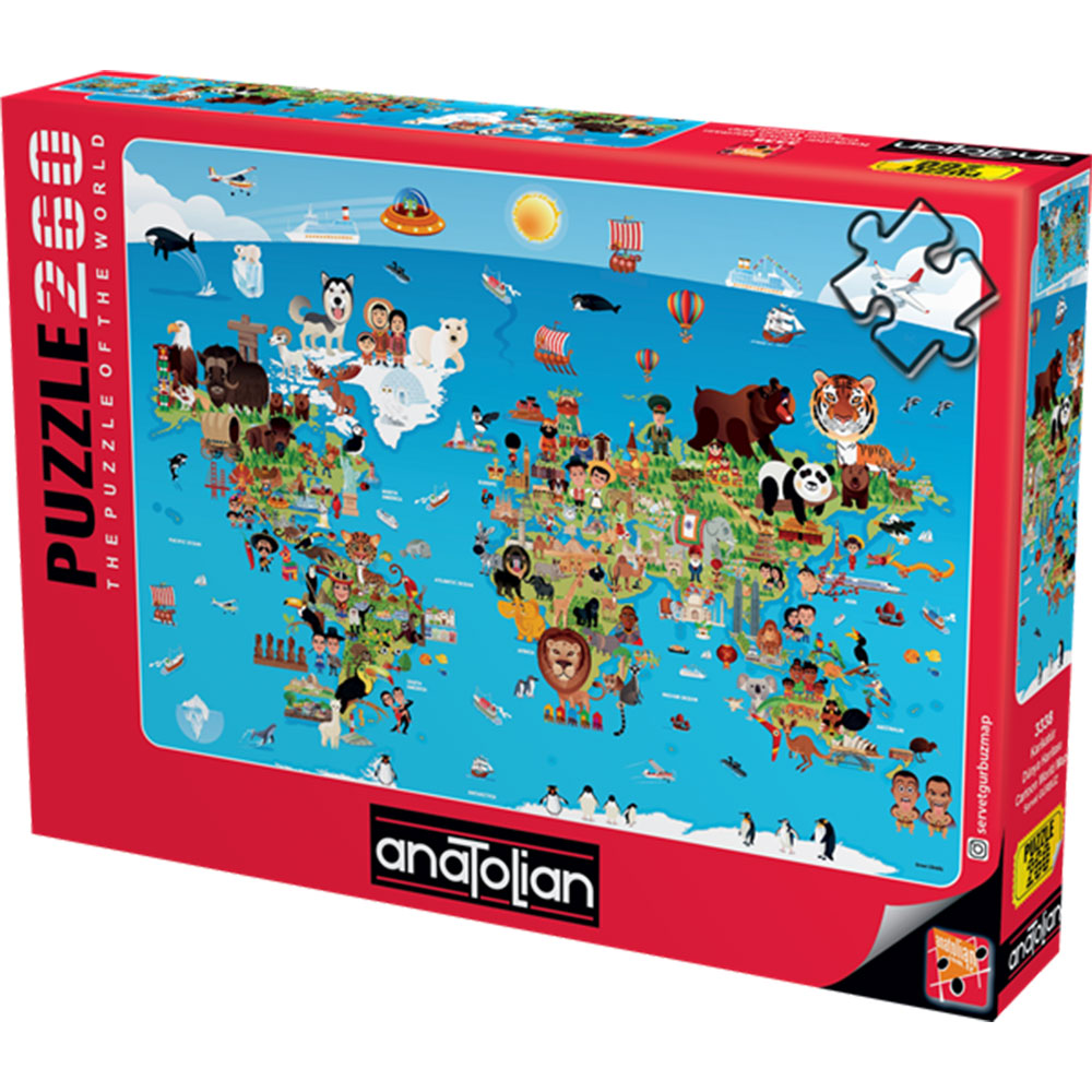 Anatolian Das Puzzle der Welt 260 Teile