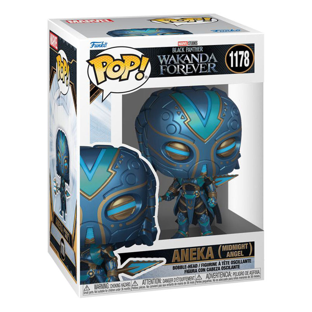 Black Panther Wakanda Forever Aneka Midnight Angel Pop! Vnyl