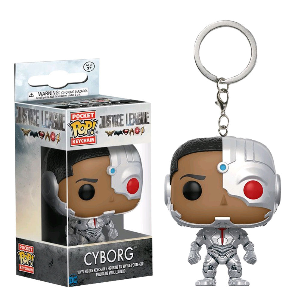 Justice League Movie Cyborg Pocket Pop! Keychain