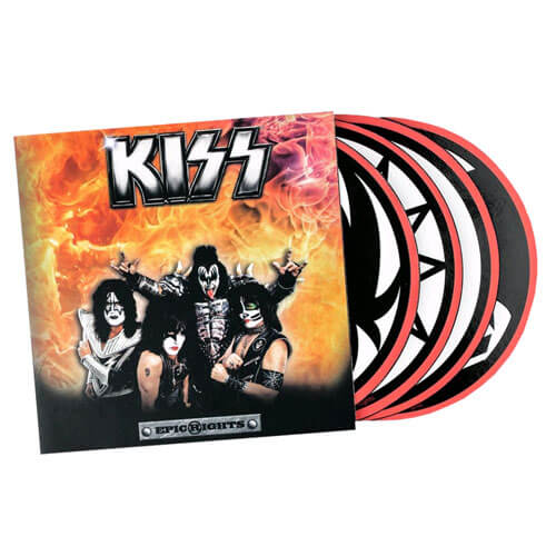 Kiss Round Coaster Set