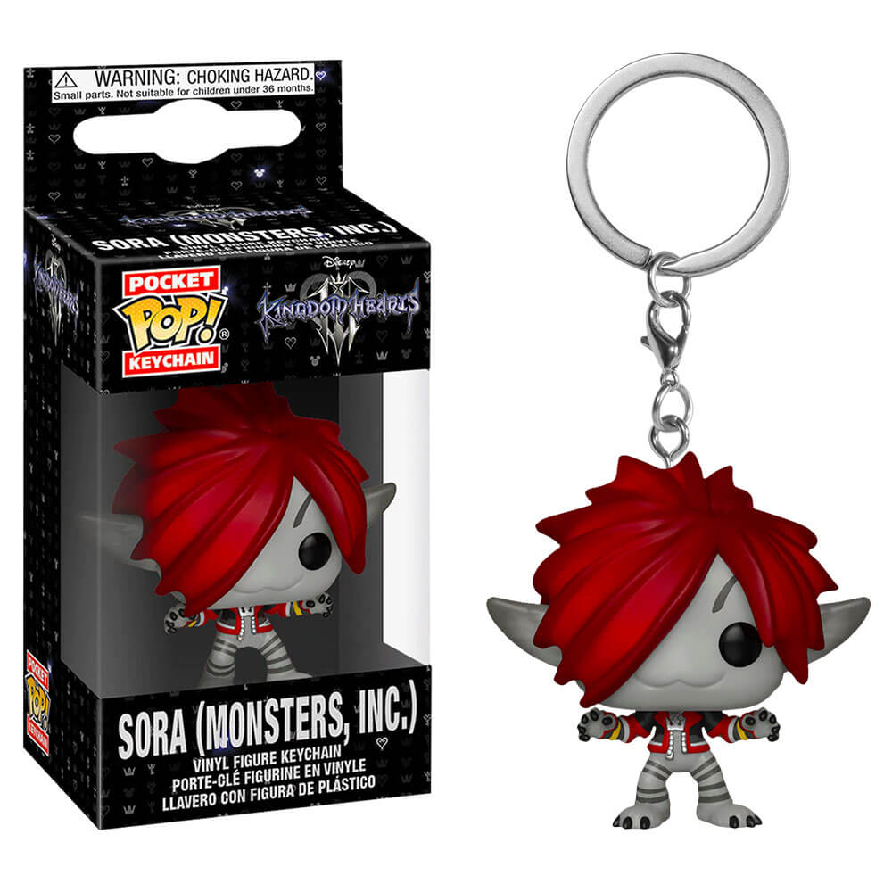 Kingdom Hearts 3 Sora Monst Inc US Pocket Pop! Keychain