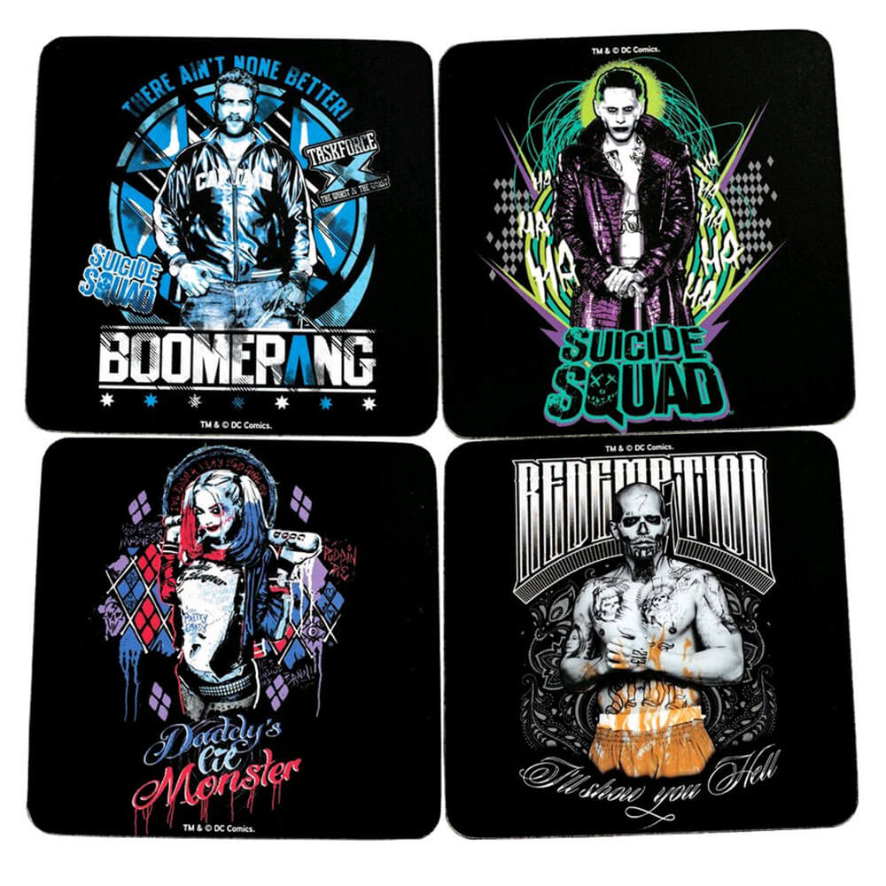 Suicide Squad Coaster Set of 4