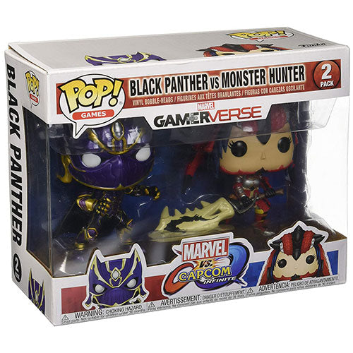 Marvel v Capcom Inf Black Panther & Monster Hunter Pop 2Pk 1