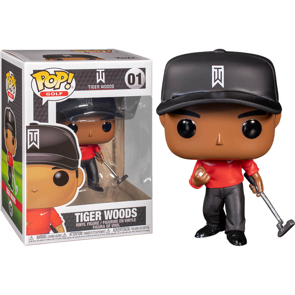 Golf Tiger Woods Red Shirt Pop! Vinyl