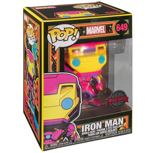 Iron Man Black Light US Exclusive Pop! Vinyl