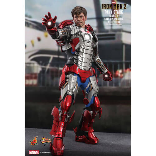 Iron Man 2 Tony Stark Mark V Deluxe 1:6 12" Action Figure