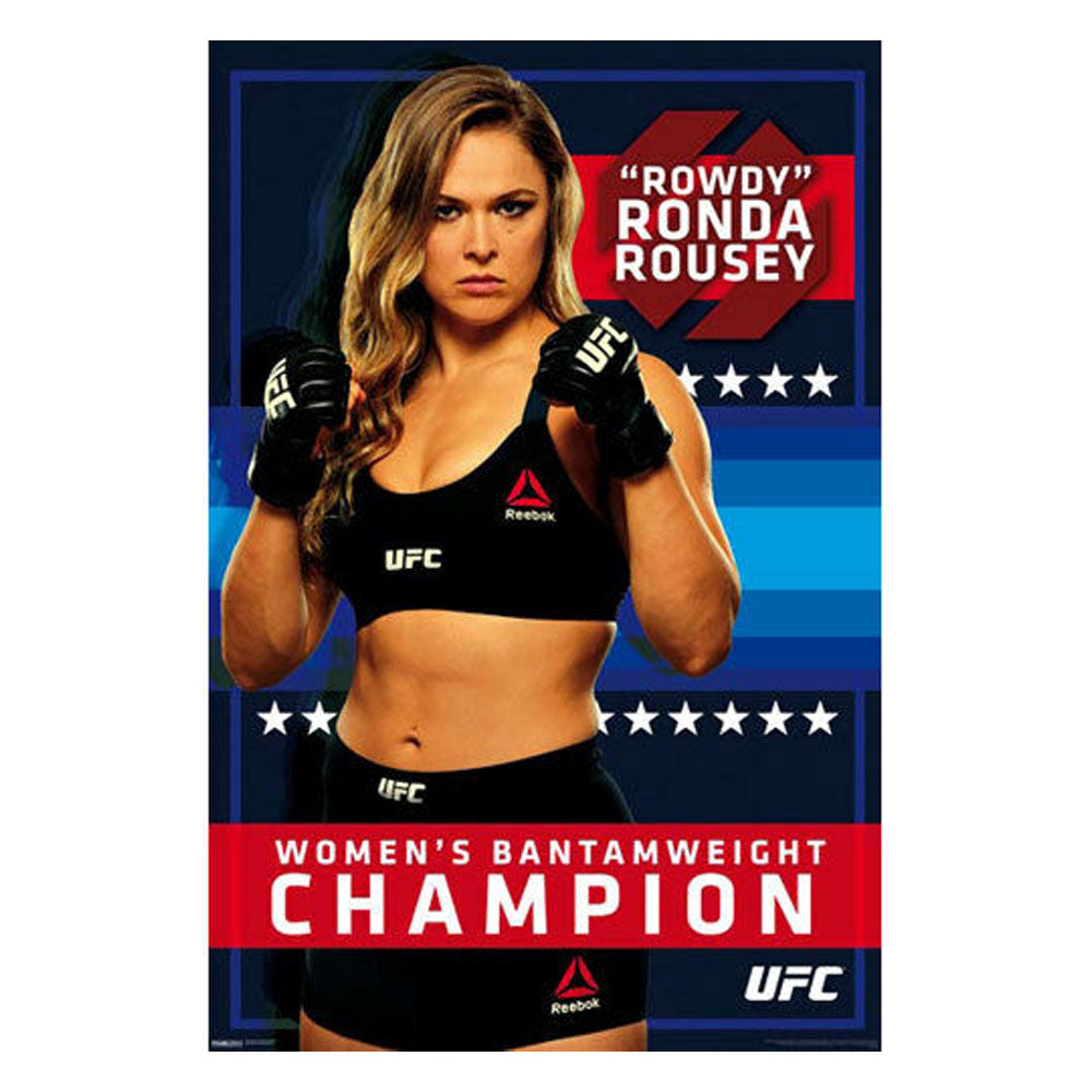 Affiche UFC Ronda Rousey