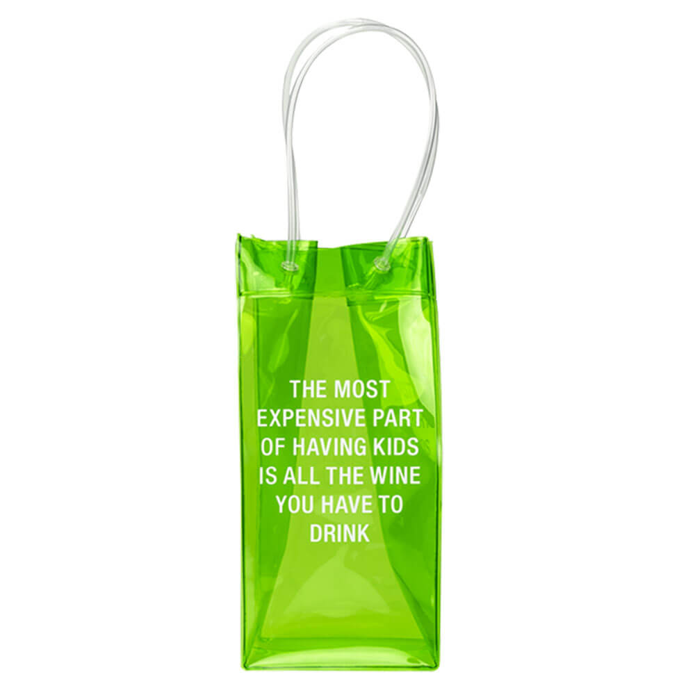 Zeg wat PVC Wine Tote