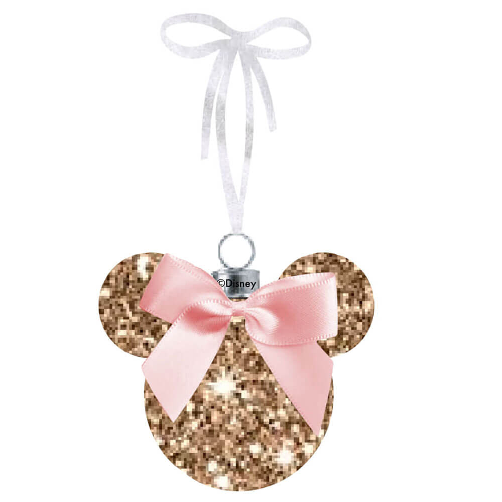 Disney Minnie Christmas Glitter Bauble (caixa)