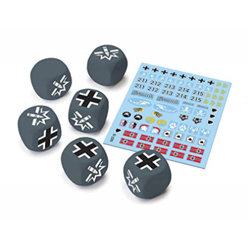 World of Tanks Minis Game Activado Pack Dice Set