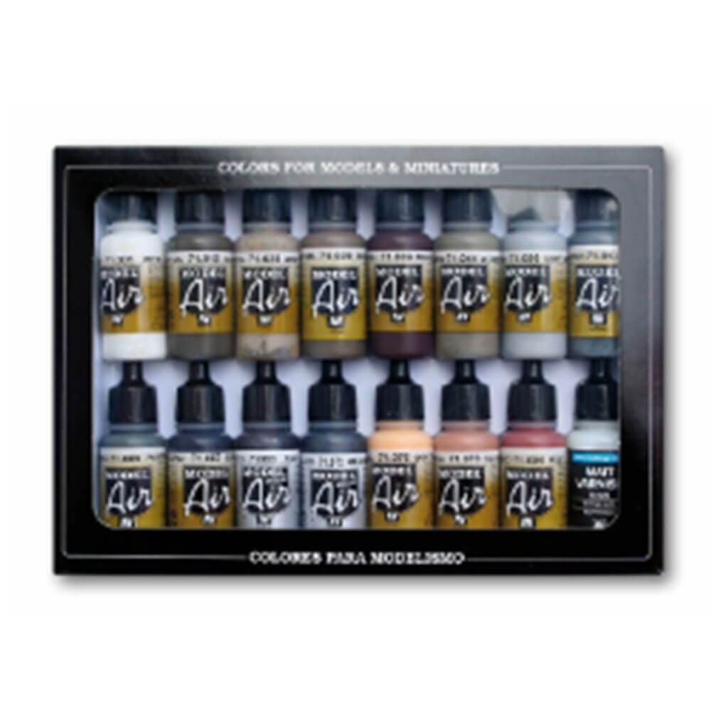 Model Air Paint Set of 16 Color