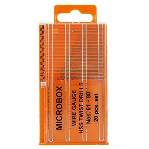 Vallejo Hobby Tools Microbox Drill Set of 20