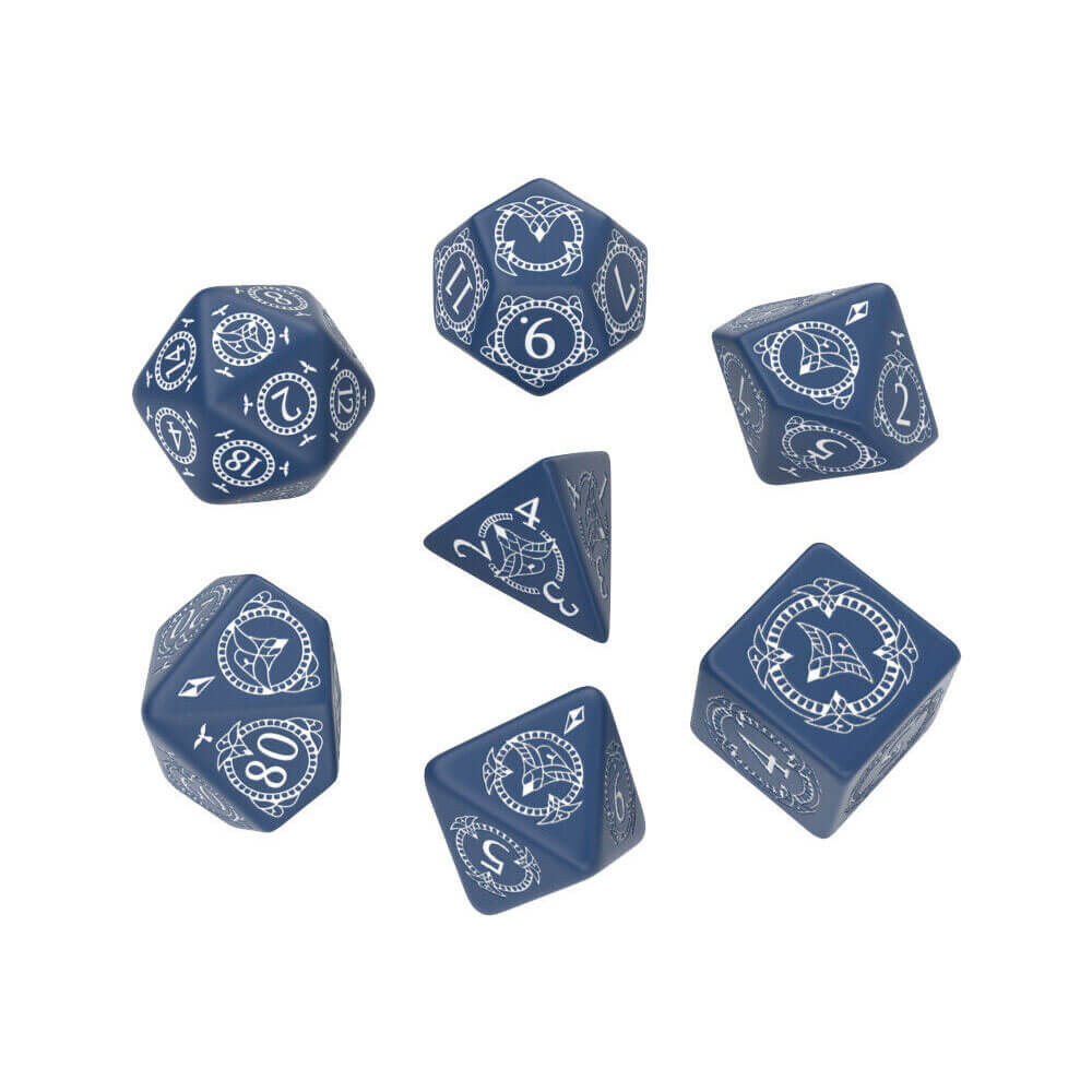 Q Workshop Pathfinder Dice Set på 7