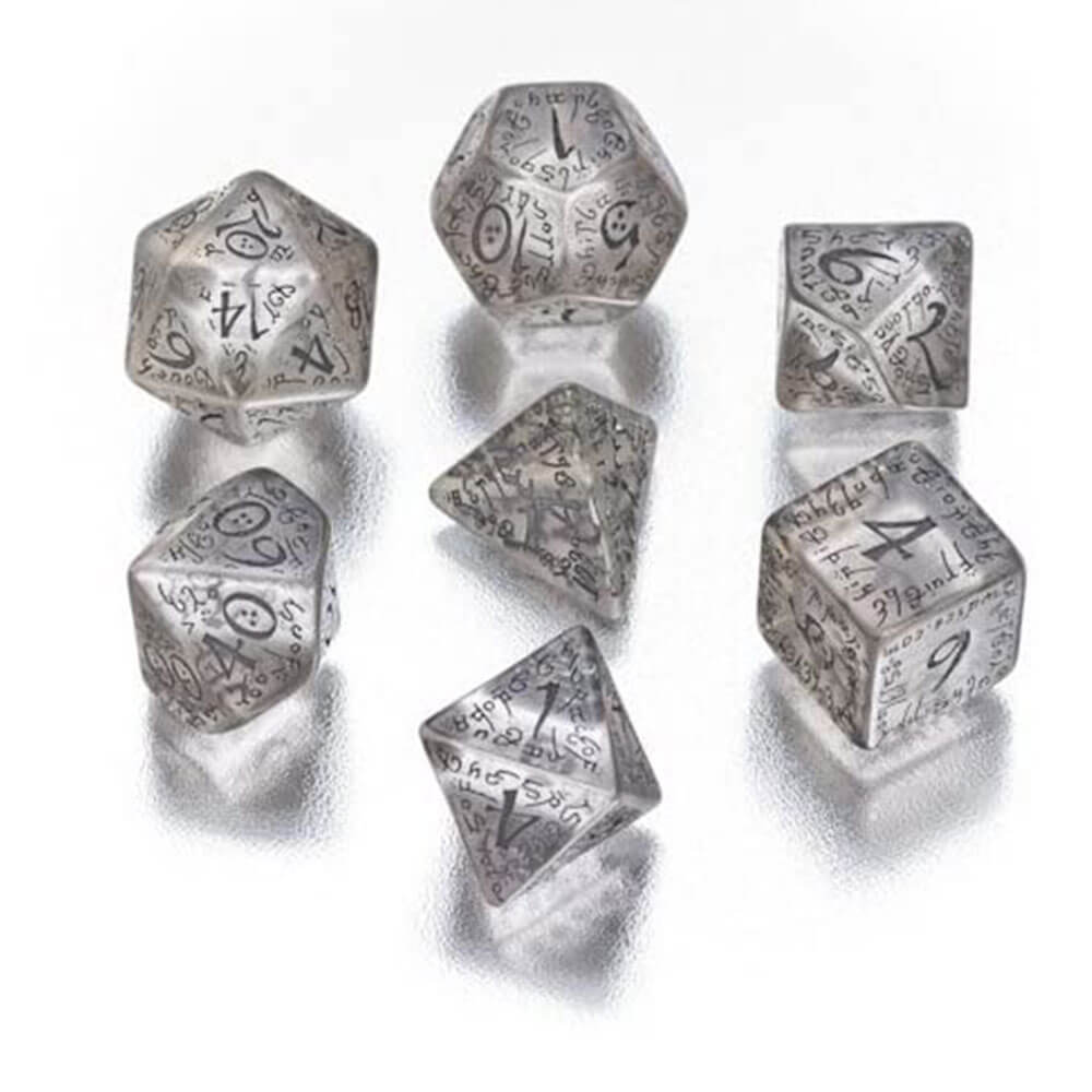 QワークショップElvish Dice半透明セット7