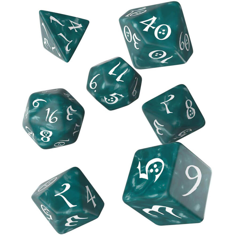 Q Workshop Classic RPG Dice Set van 7