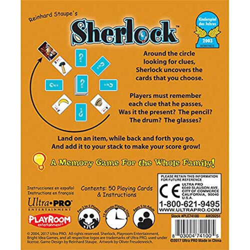 Sherlock Card Game