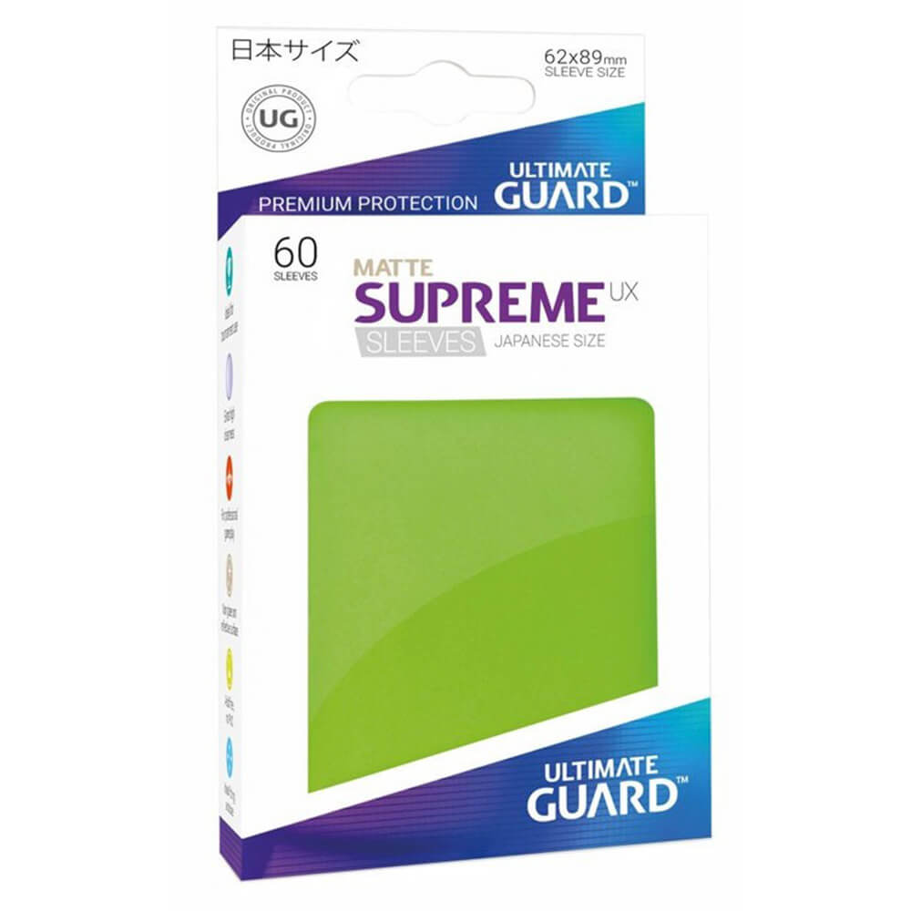 UG Supreme UX Matte Carte Sleeves Japonais Taille