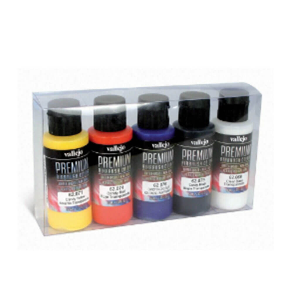 Conjunto de tinta colorida premium de Vallejo de 5