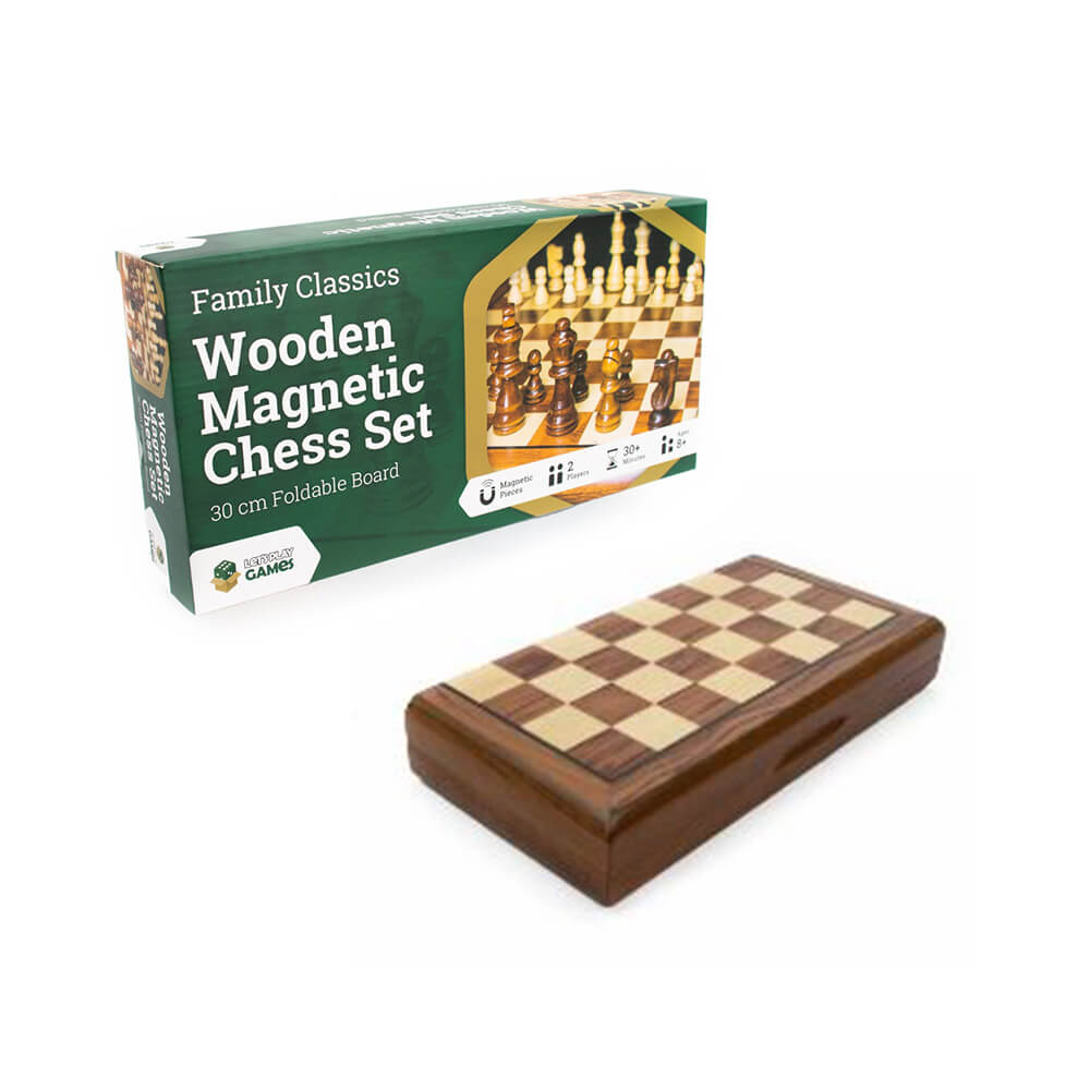 Ensemble d'échecs magnétique en bois GPL