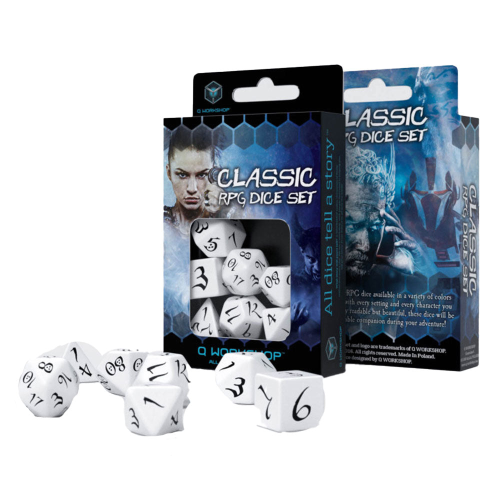 Q Workshop Classic Dice Set 7st