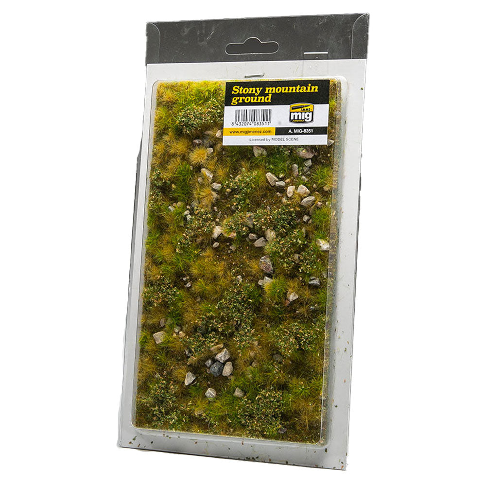 Ammo av Mig Dioramas Stony Mountain Grass Mat