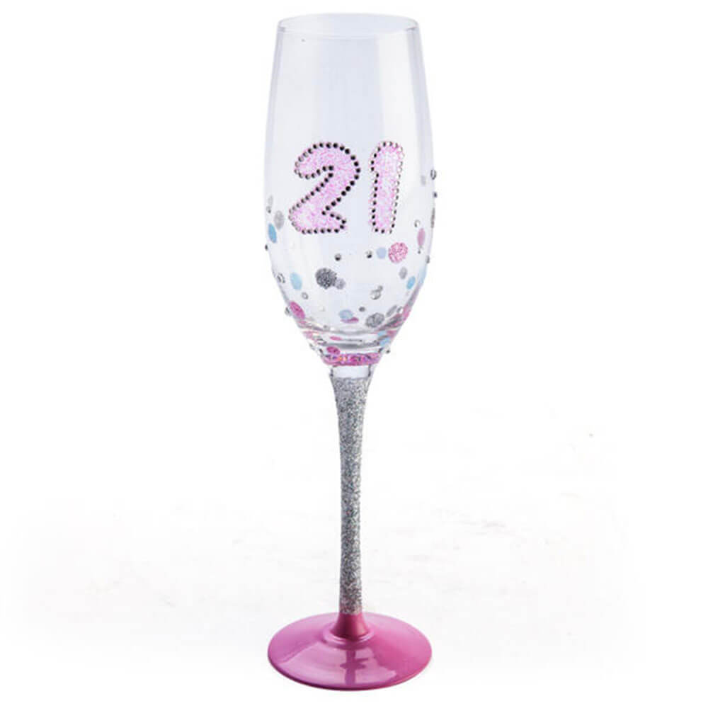 Fødselsdag Sparkle Champagne Flute