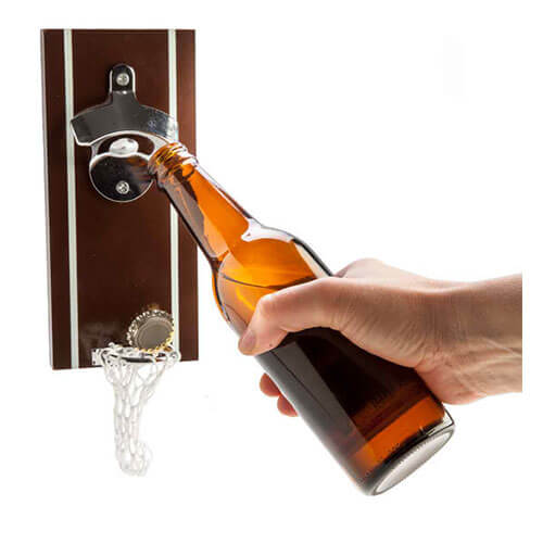 Magnetic Beer Basket Bottle Opener